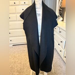 PAPARAZZI Faux Suede Vest S/M Black